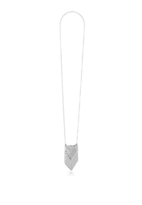 Collier à pendentif souple brillant - Silver
