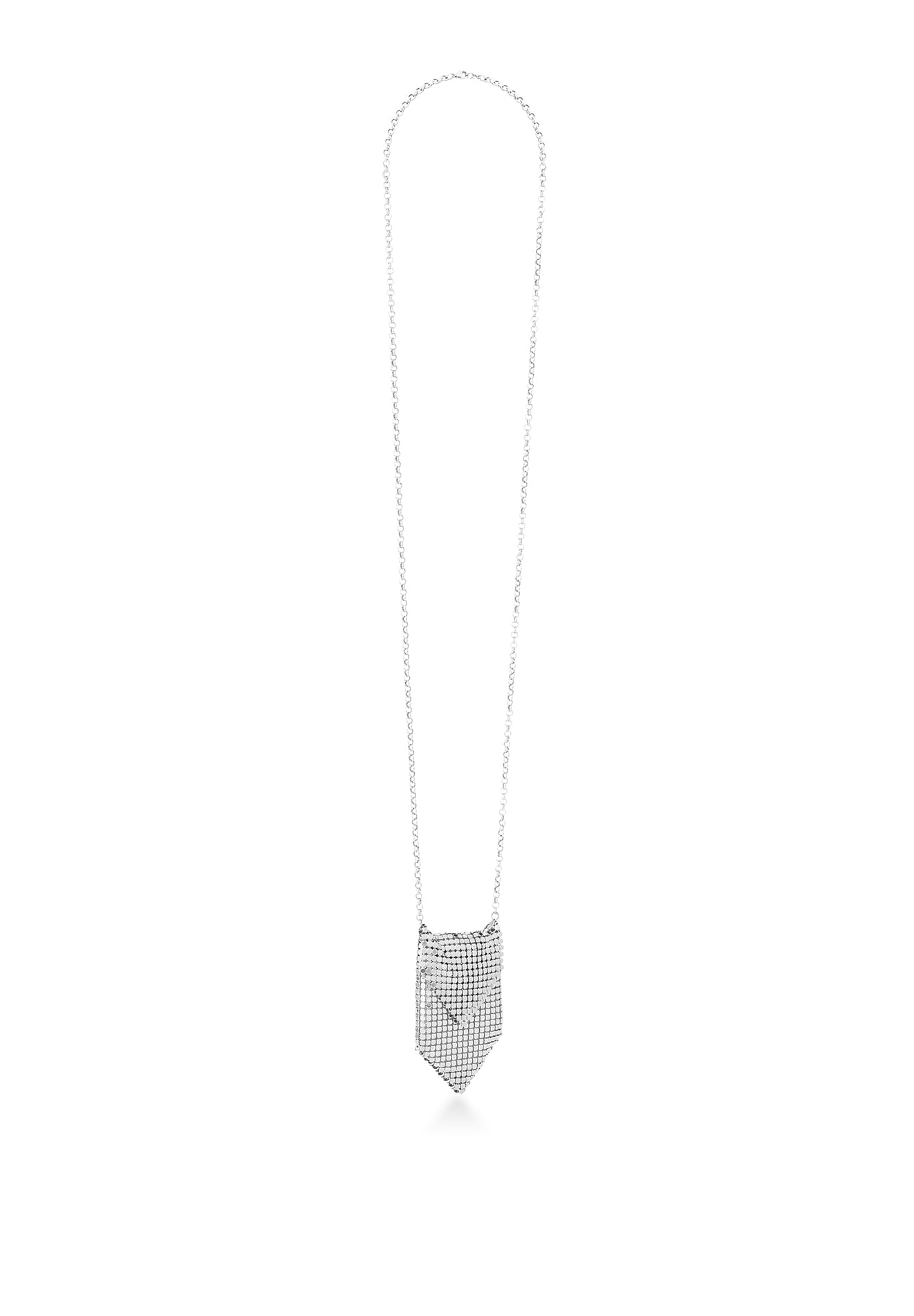 Collier à pendentif souple brillant - Silver