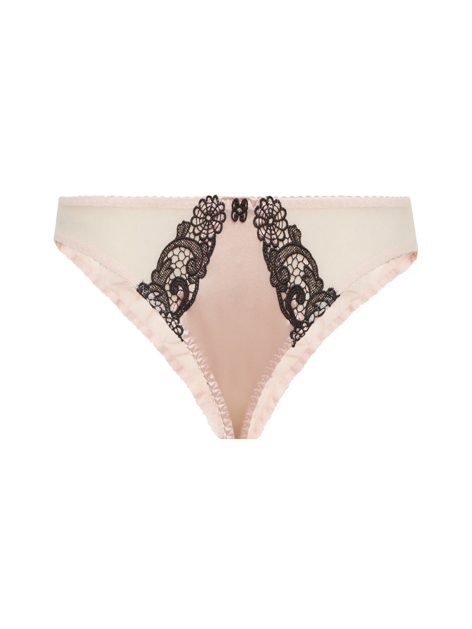 Culotte Venitian en soie - Poudre & Noir