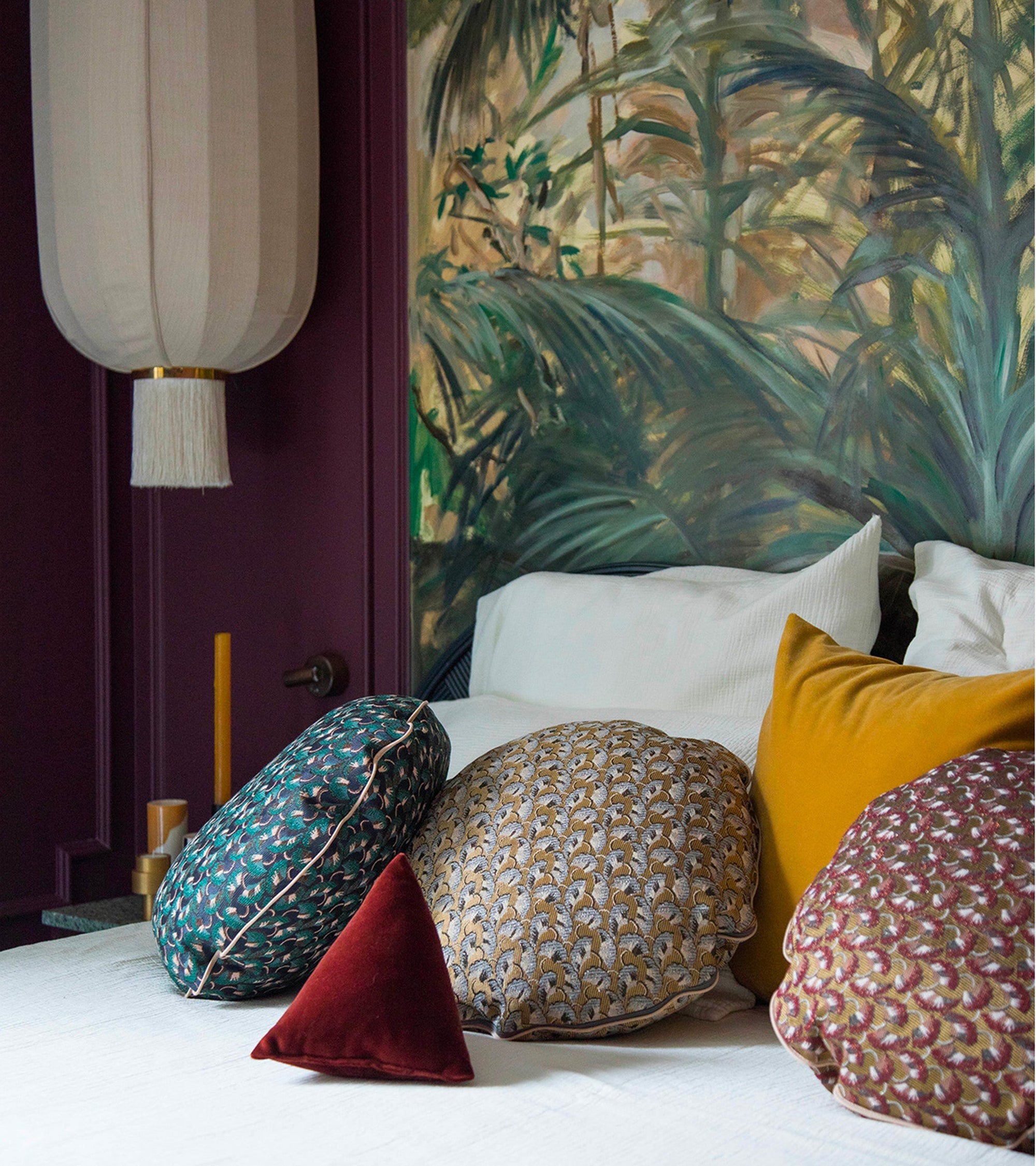 Coussin Bomboloni à motifs - Noir