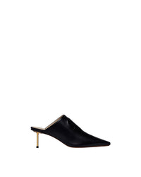 Mules Vilma en cuir - Black
