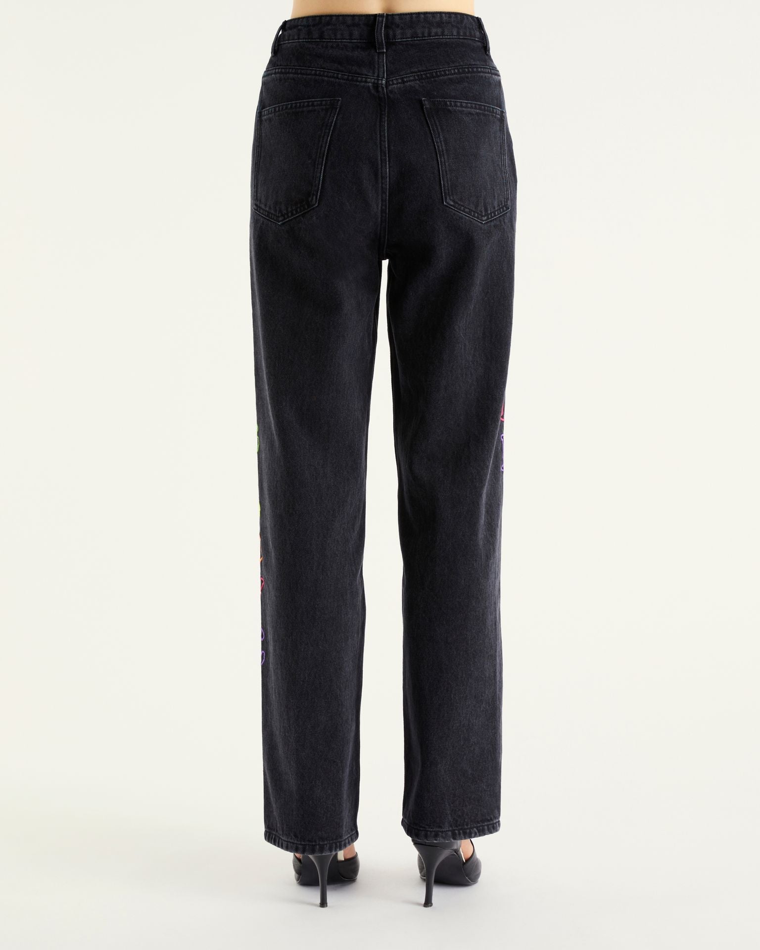Jean large Future Is Love - Black