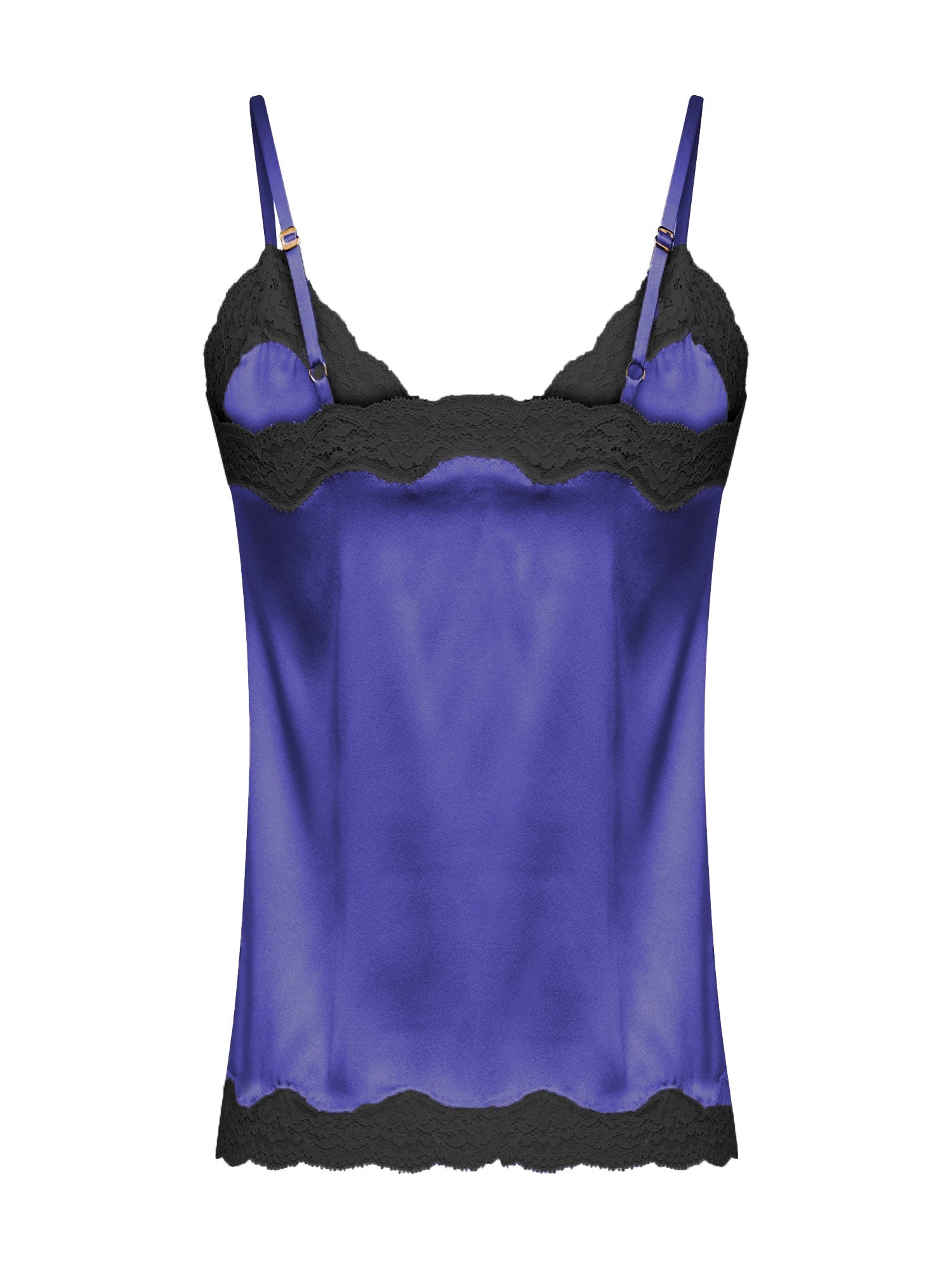 Caraco Les intemporels en soie - Purple & Noir