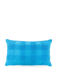 Coussin à carreaux - Vivid Blue
