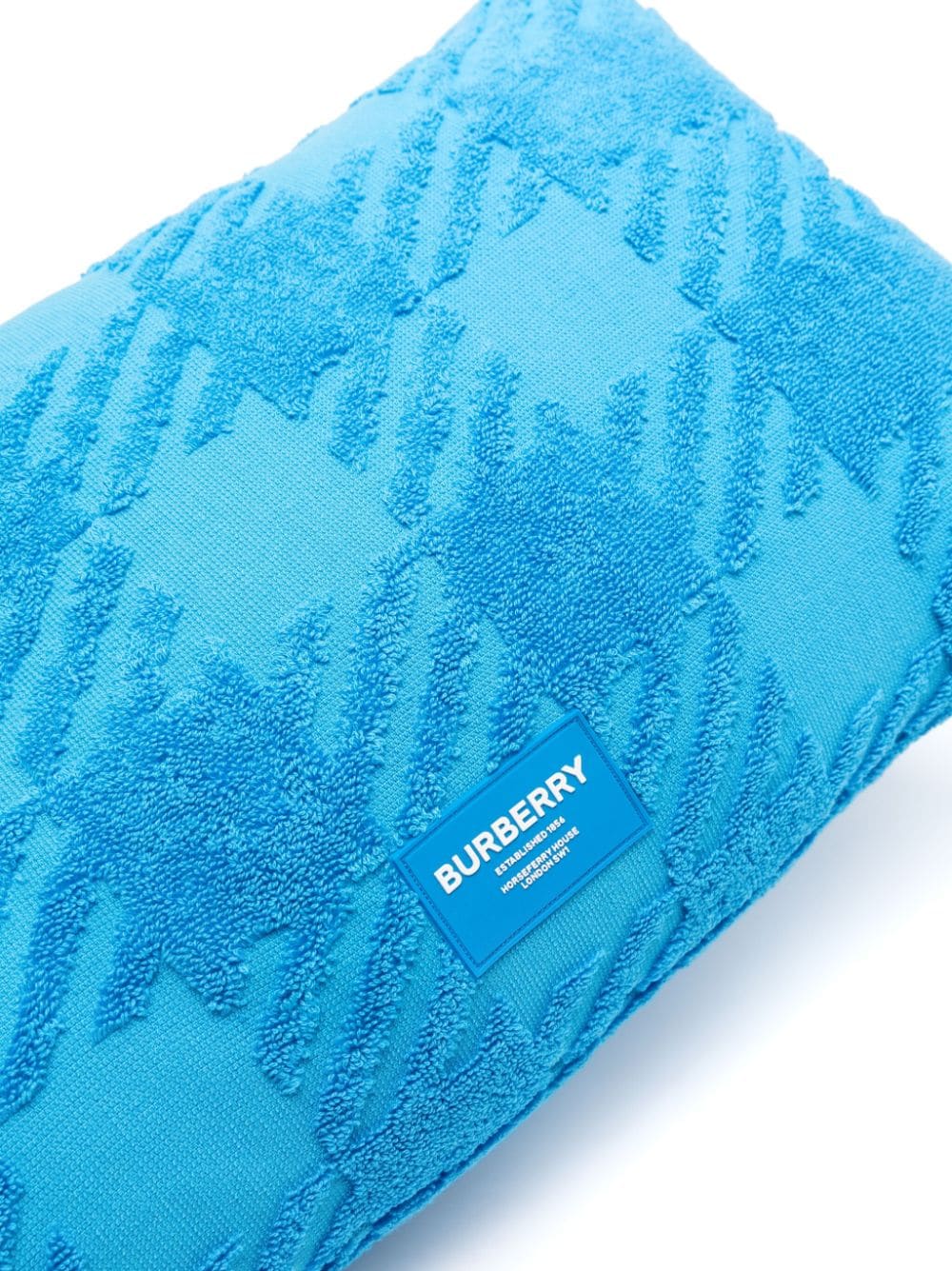 Coussin à carreaux - Vivid Blue