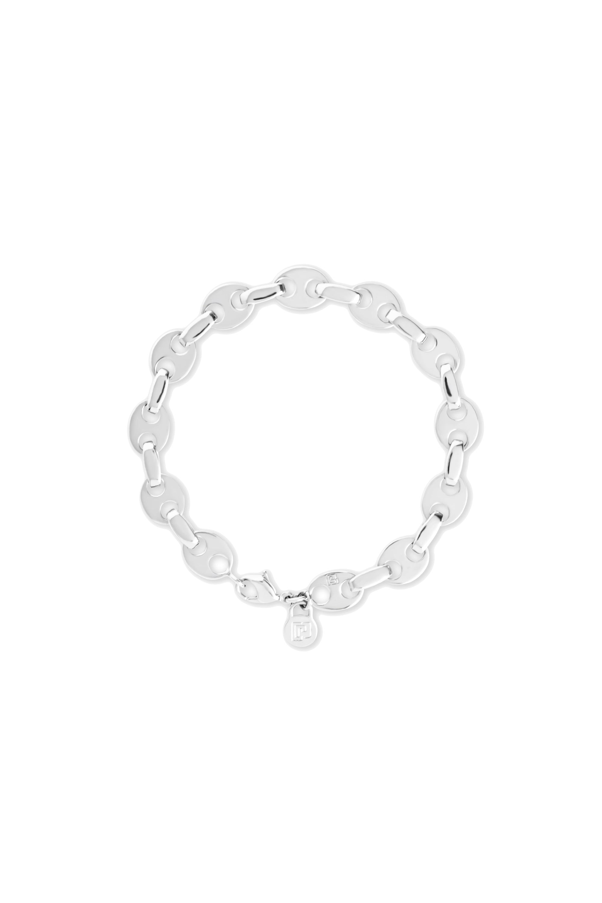 Bracelet à maille grain de café - Silver