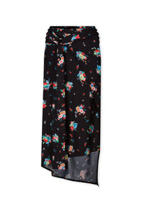 Jupe longue asymétrique - Black 90 S Grungy Romant