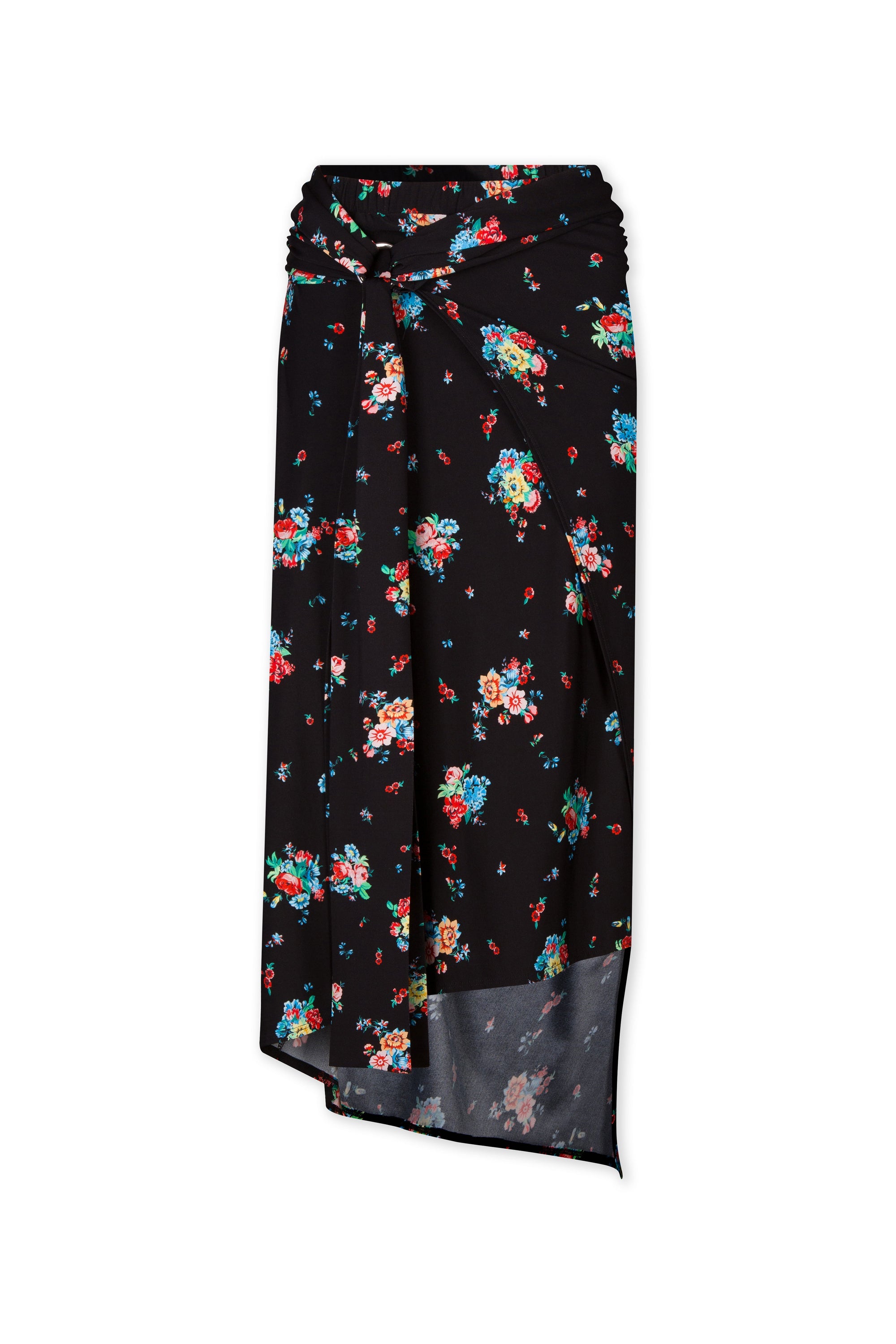 Jupe longue asymétrique - Black 90 S Grungy Romant