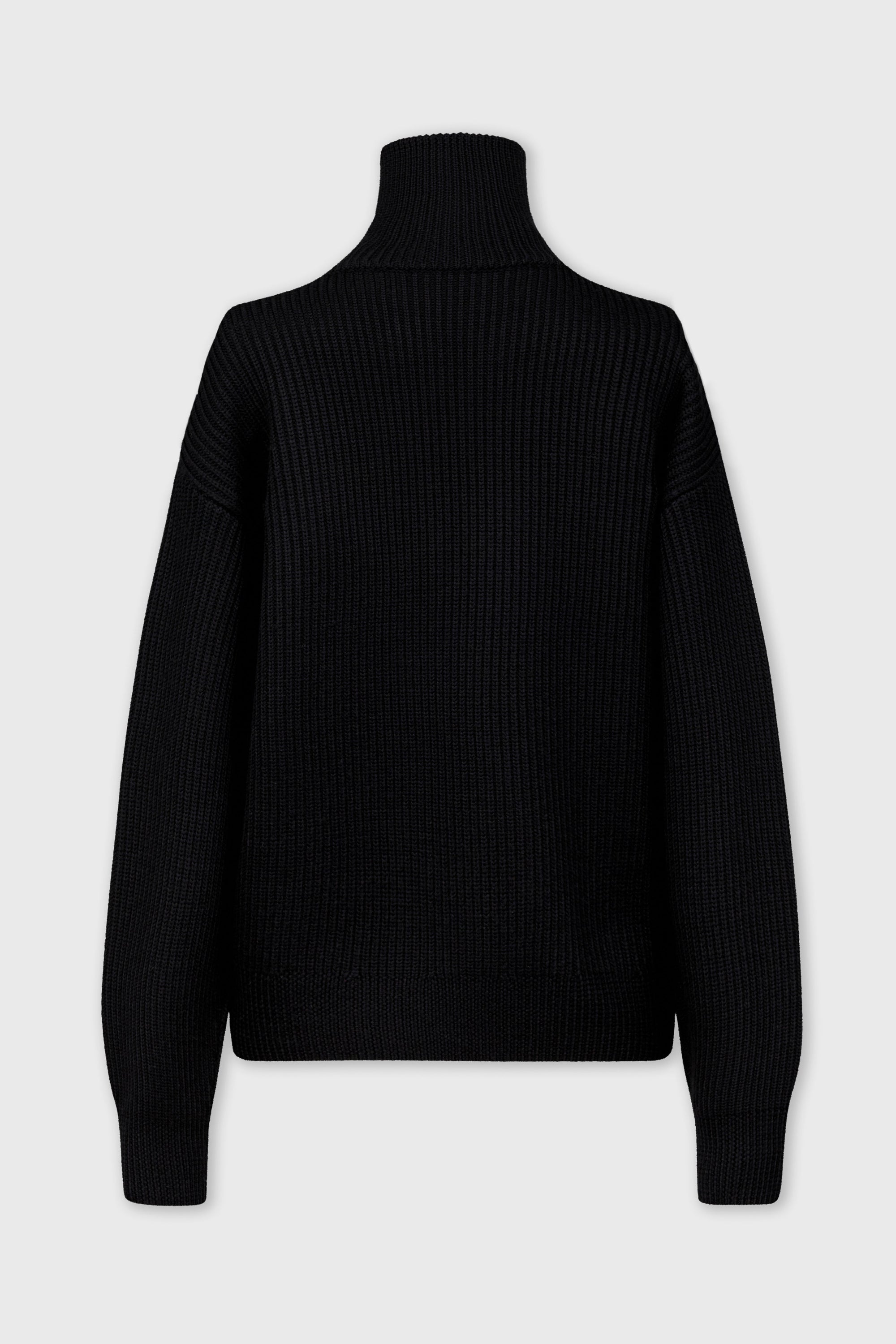 Cardigan oversize en laine - Black