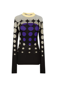 Pull ajusté à imprimé graphique - Black & Light Yellow