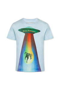T-shirt à imprimé ovni - Blue Multico
