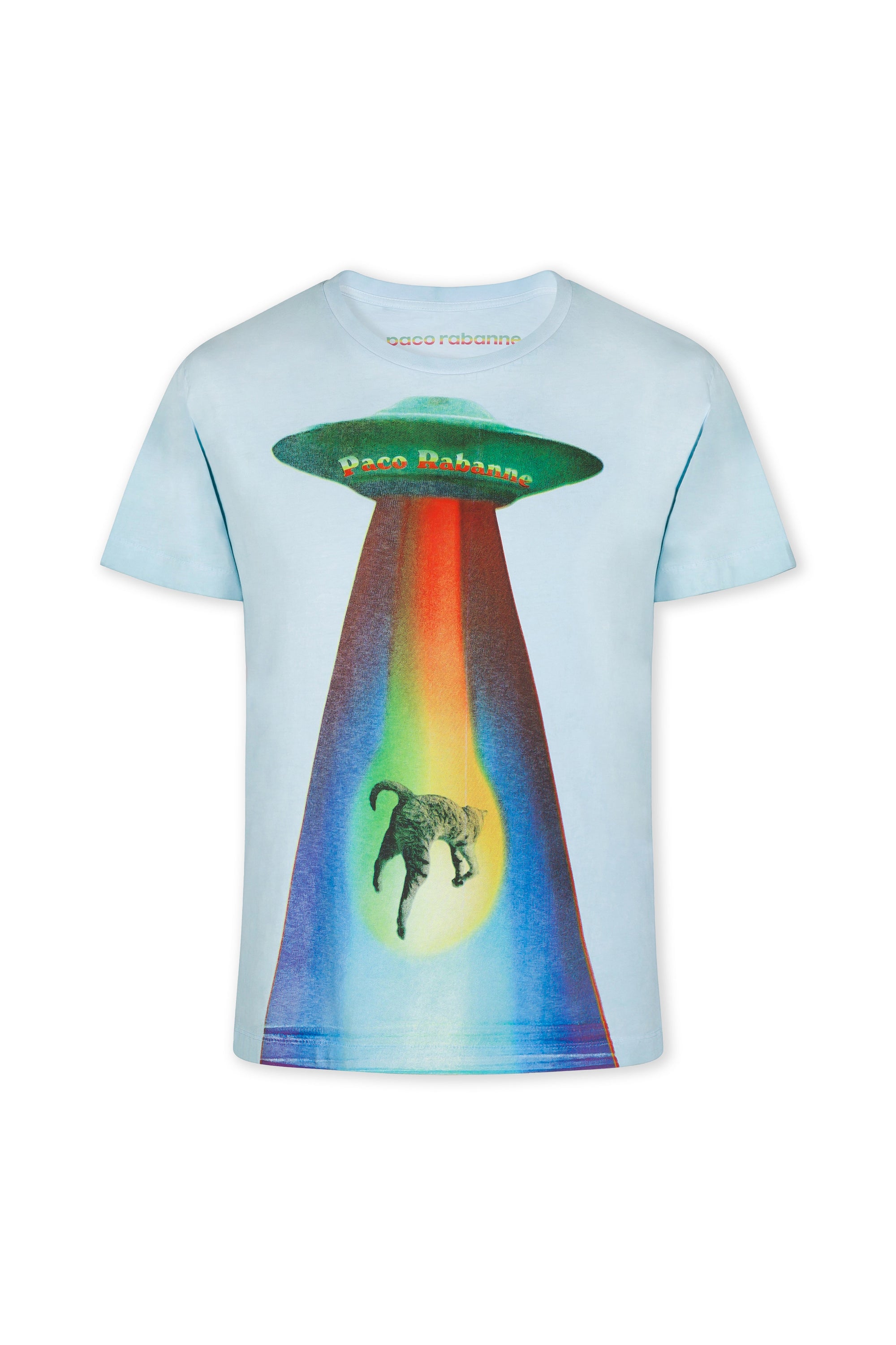 T-shirt à imprimé ovni - Blue Multico