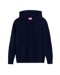 Hoodie Light oversize en cachemire - Navy