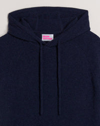 Hoodie Light oversize en cachemire - Navy