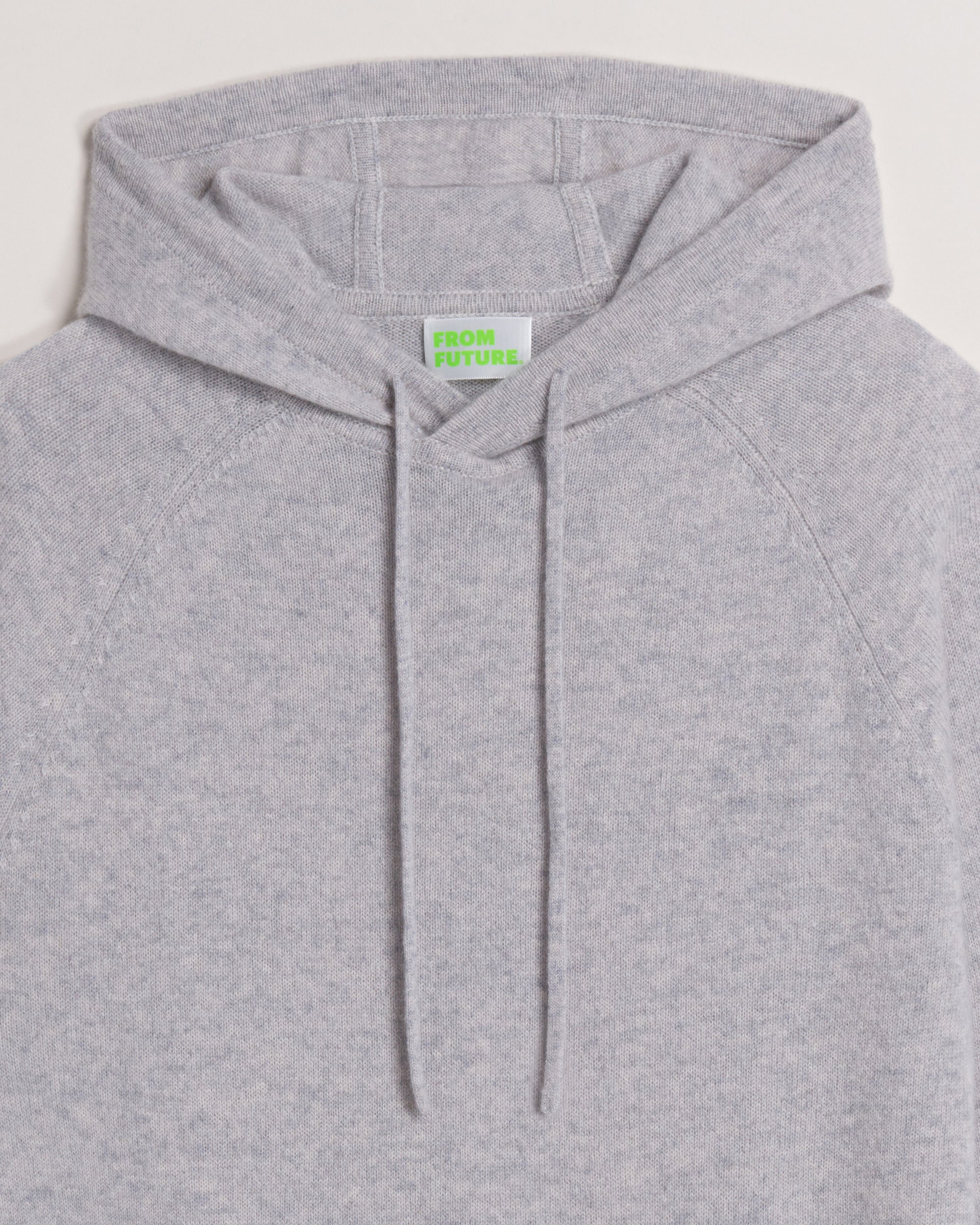 Hoodie Light oversize en cachemire - Light Heather Gray