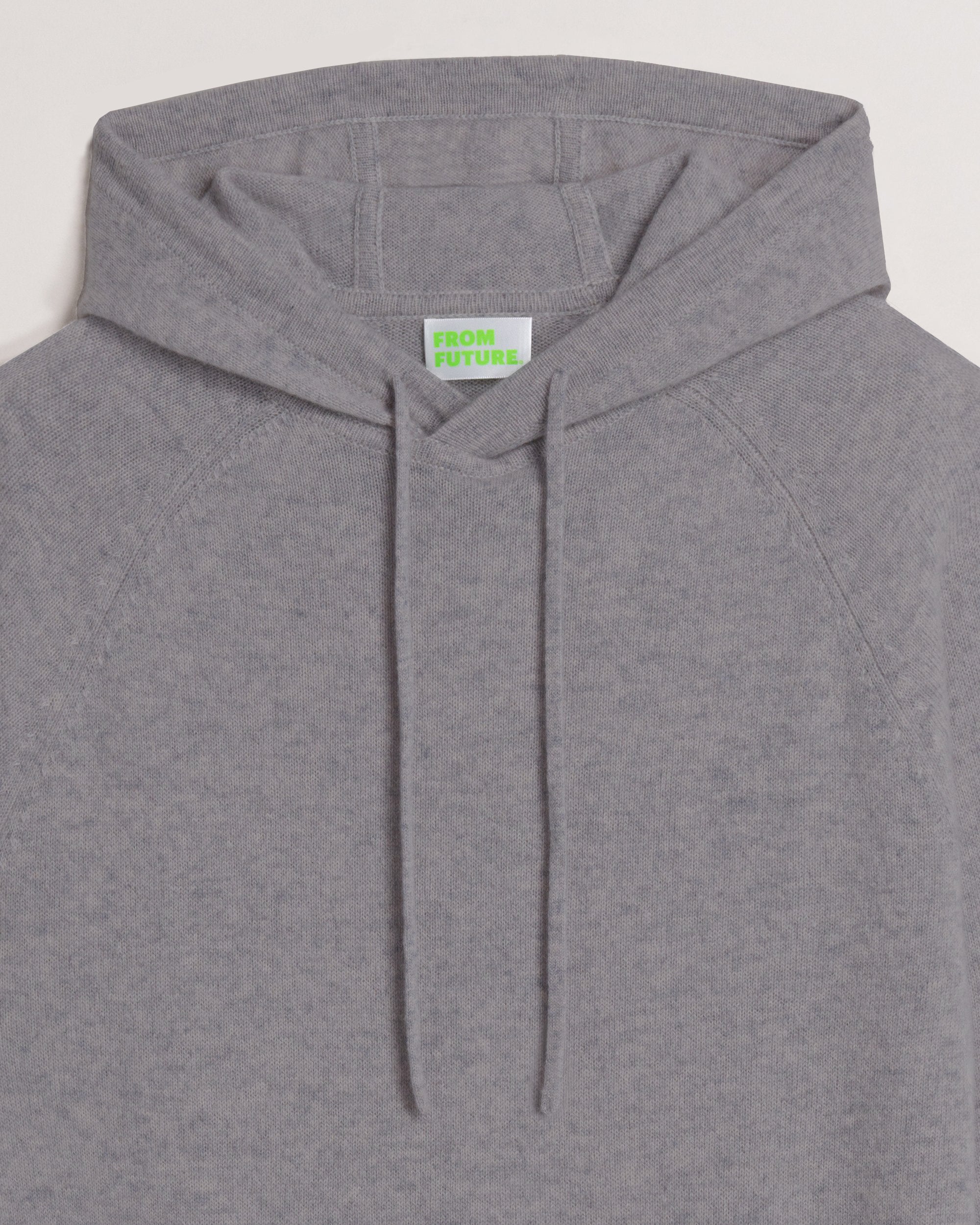 Hoodie Light oversize en cachemire - Blue Grey