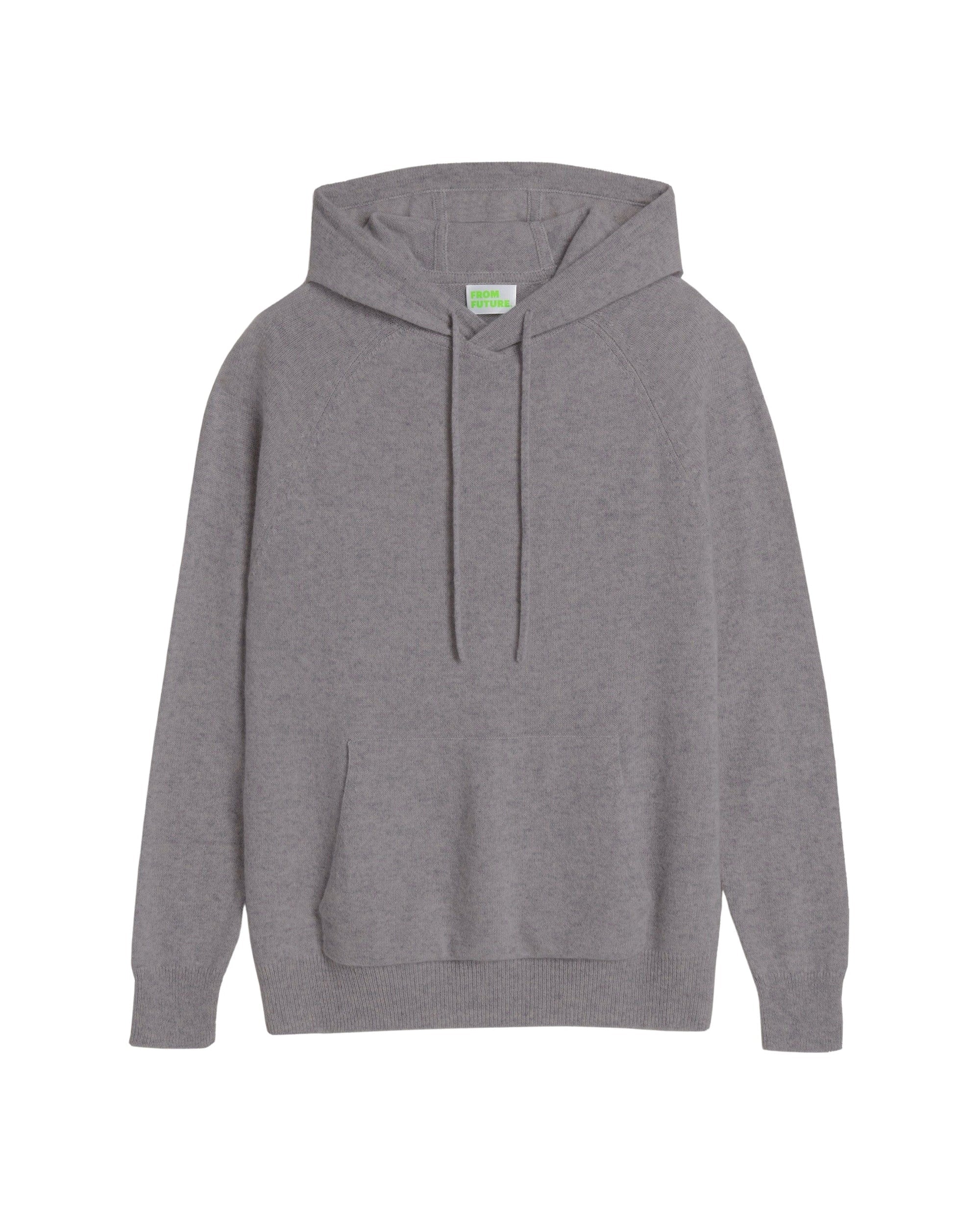 Hoodie Light oversize en cachemire - Blue Grey