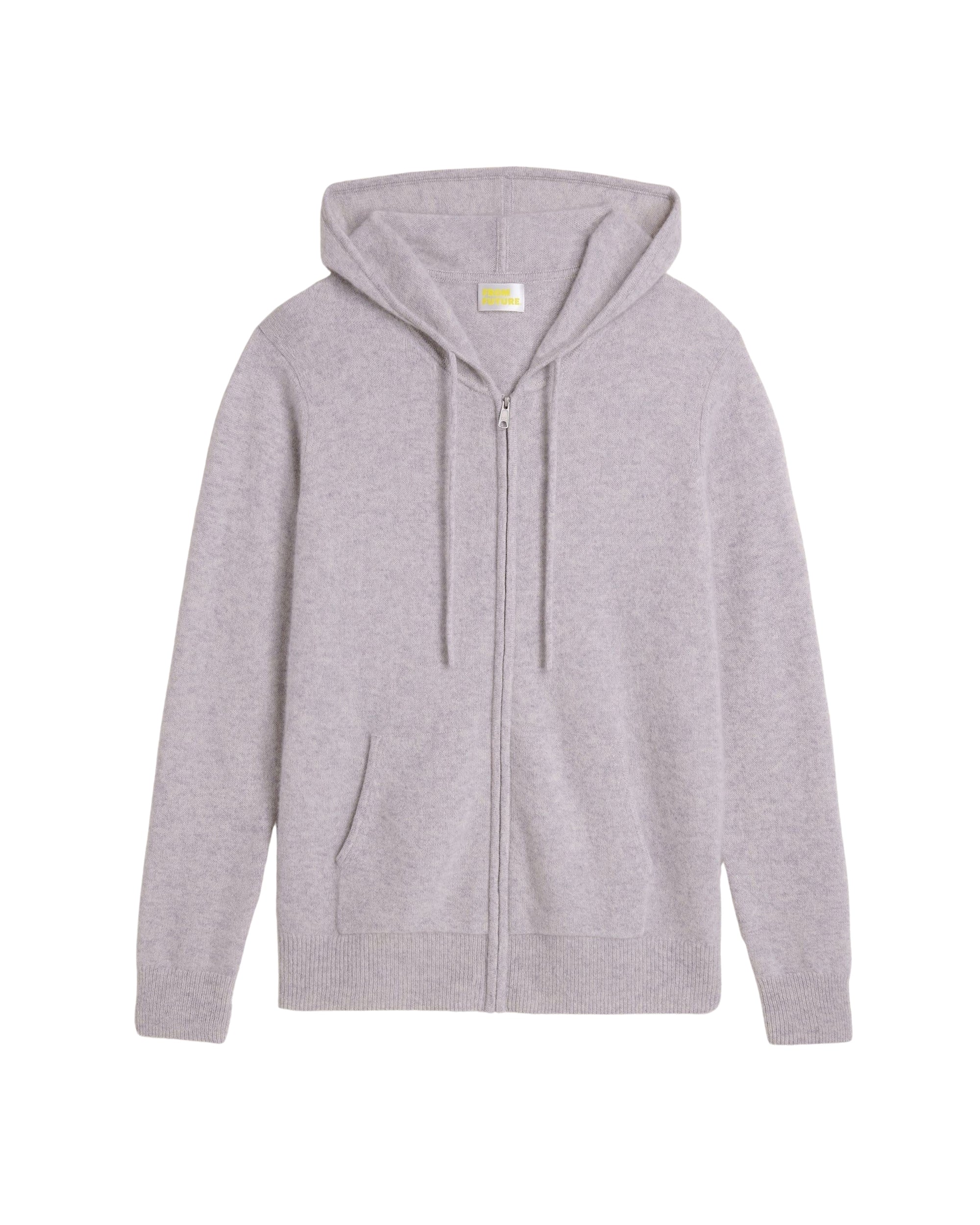 Hoodie zippé Light en cachemire - Light Heather Gray