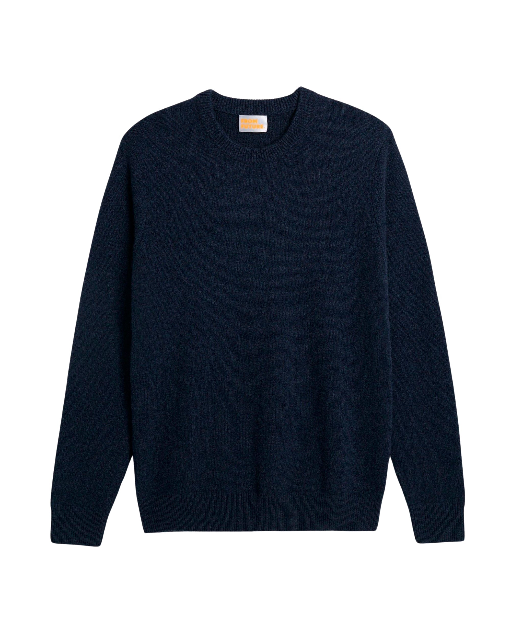Pull à col rond cachemire - Heather Blue