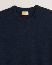 Pull à col rond cachemire - Heather Blue