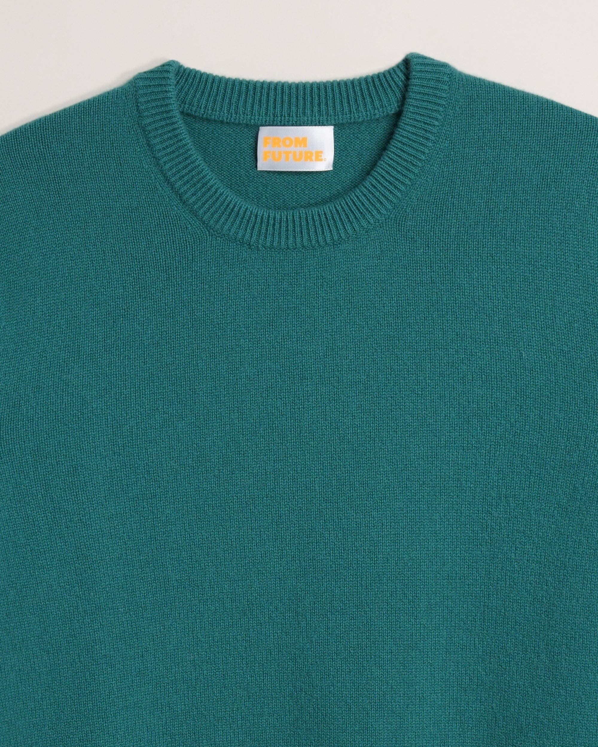 Pull à col rond cachemire - Royal Green