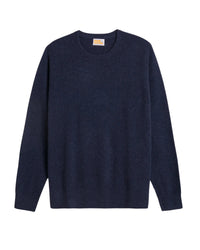 Pull à col rond en cachemire - Heather Blue