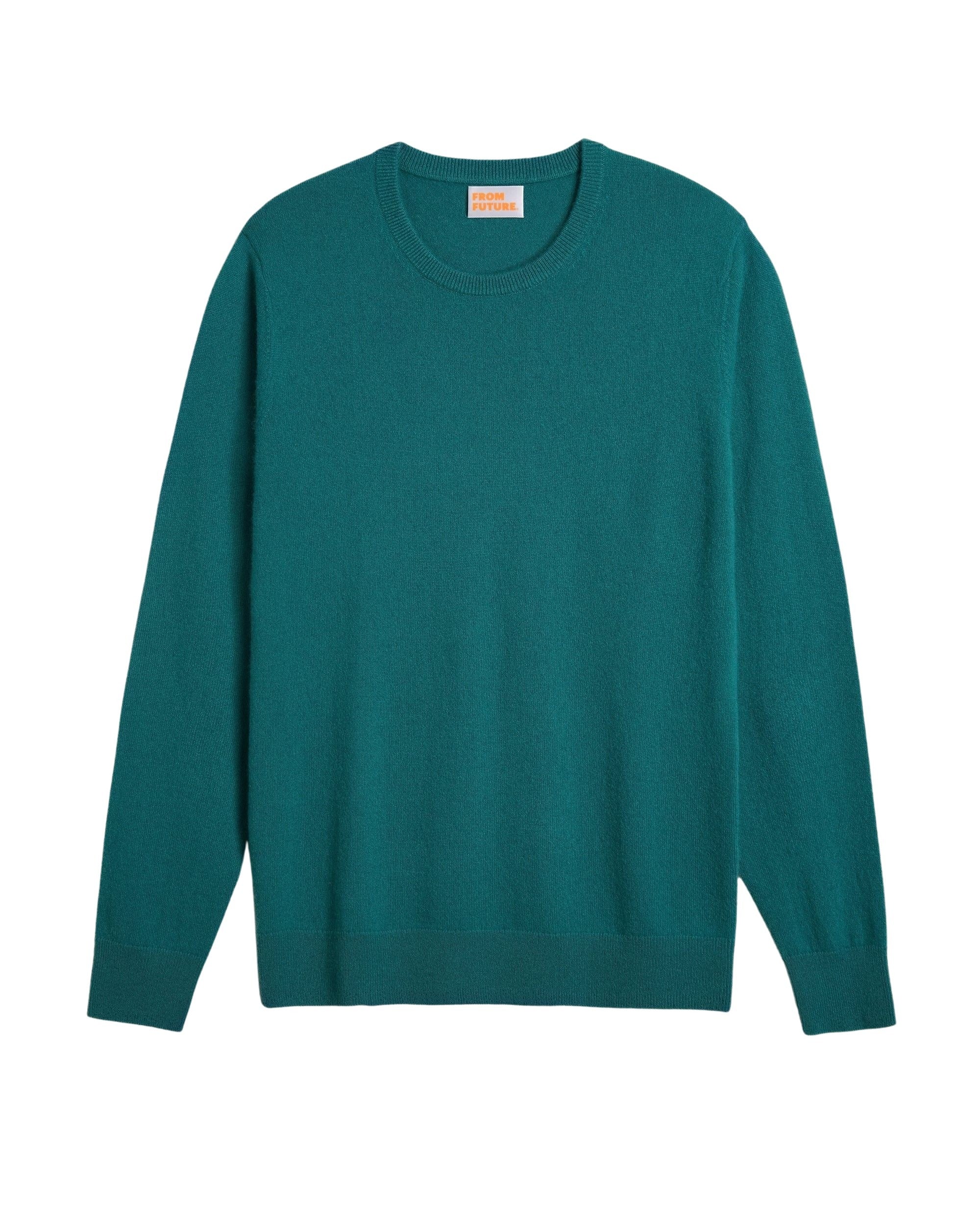 Pull à col rond en cachemire - Royal Green