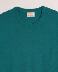 Pull à col rond en cachemire - Royal Green