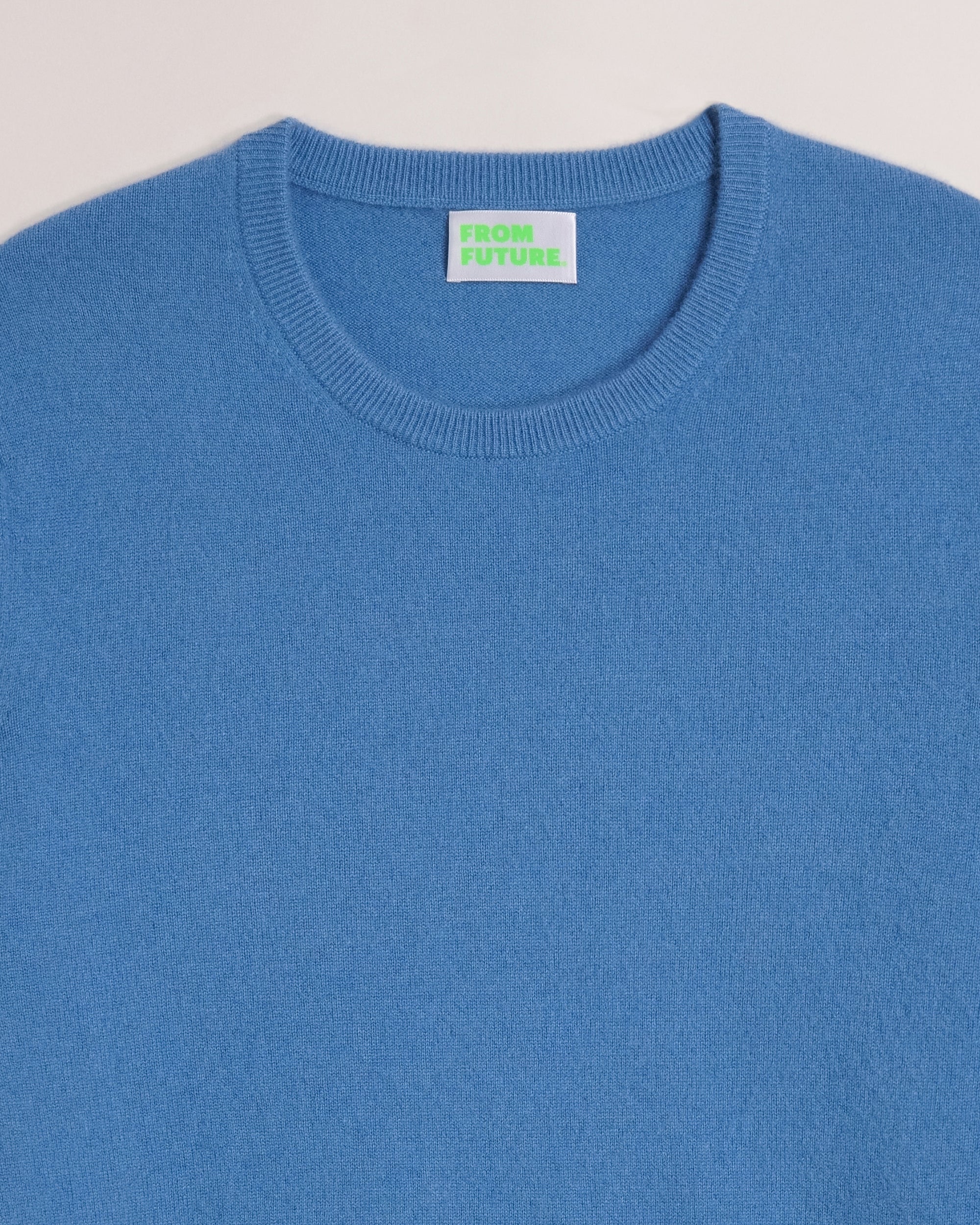 Pull à col rond en cachemire - Ice Blue
