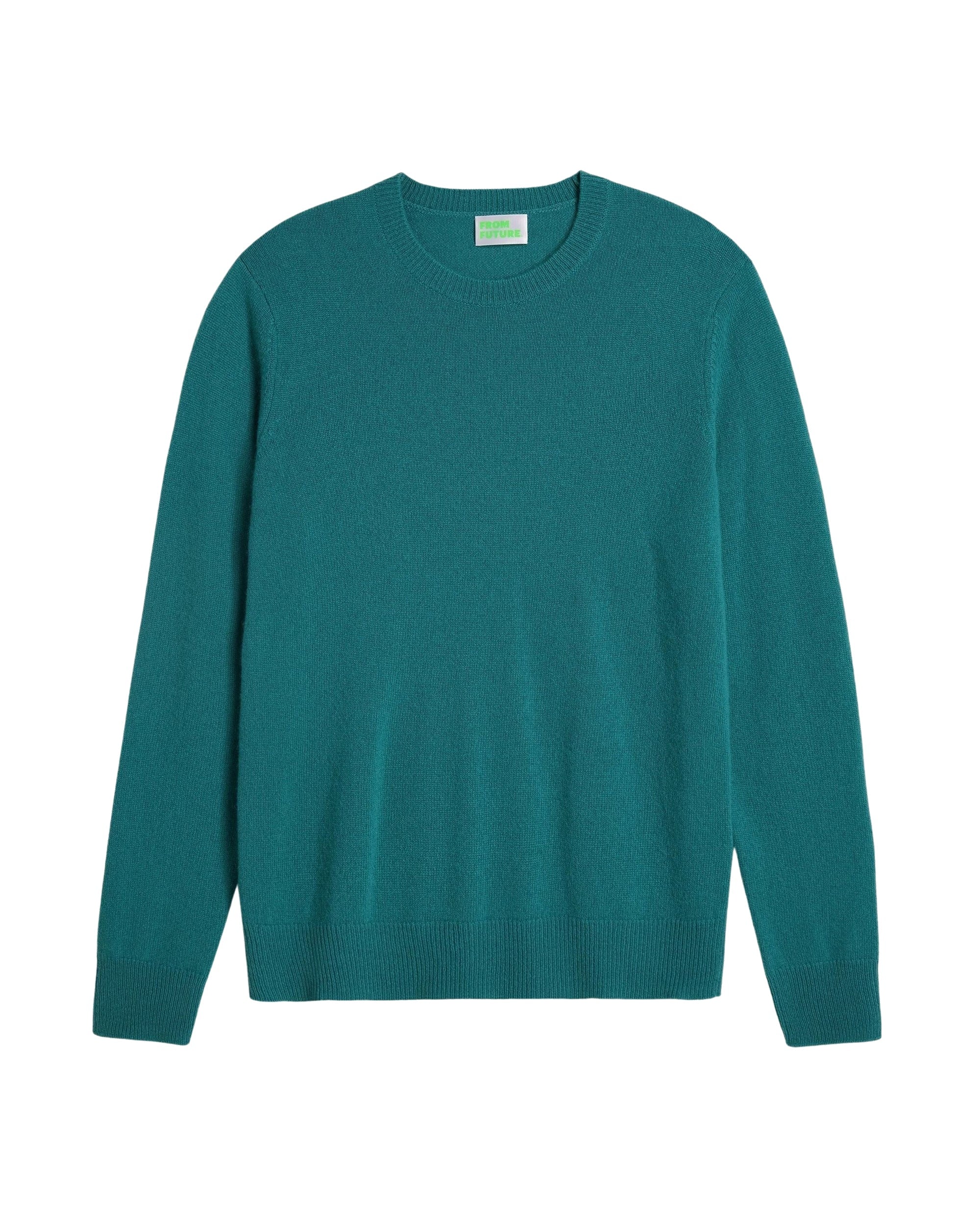 Pull Light à col rond en cachemire - Royal Green
