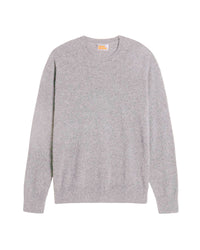 Pull Light à col rond en cachemire - Heather Gray