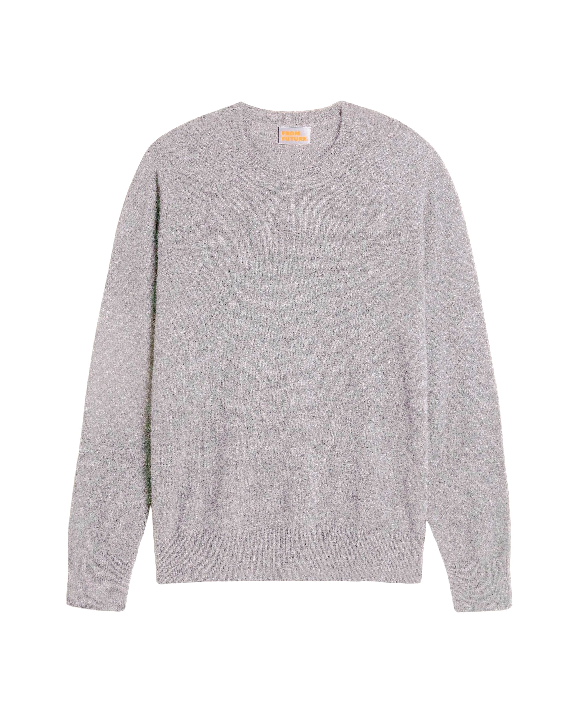 Pull Light à col rond en cachemire - Heather Gray