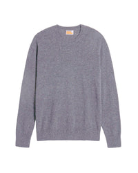 Pull Light à col rond en cachemire - Dark Heather Gray