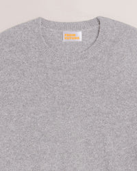 Pull Light à col rond en cachemire - Heather Gray