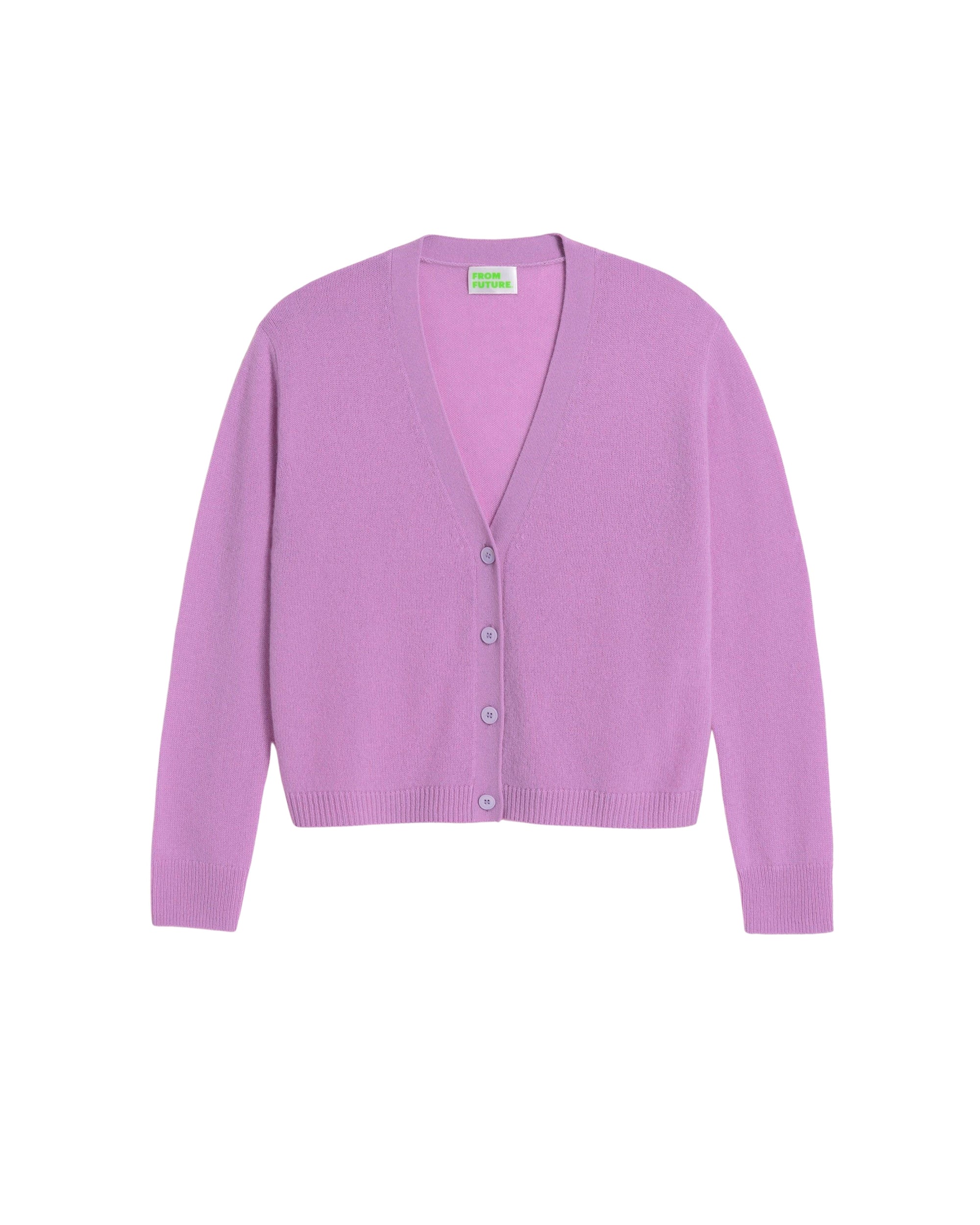 Cardigan court Light en cachemire - Winter Lilac