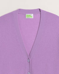 Cardigan court Light en cachemire - Winter Lilac