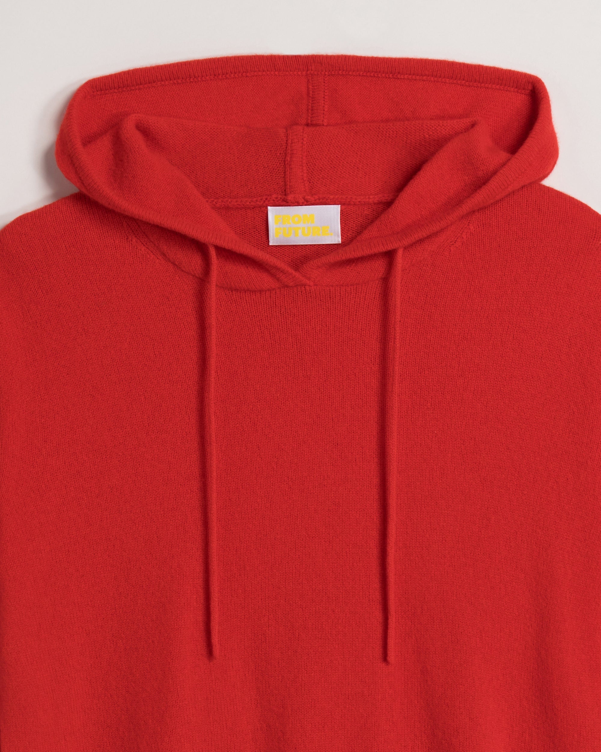 Hoodie oversize et fluide en cachemire - Winter Red