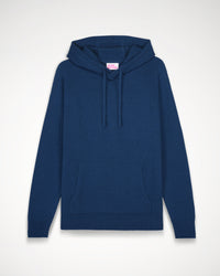 Hoodie Light oversize en cachemire - Midnight Blue