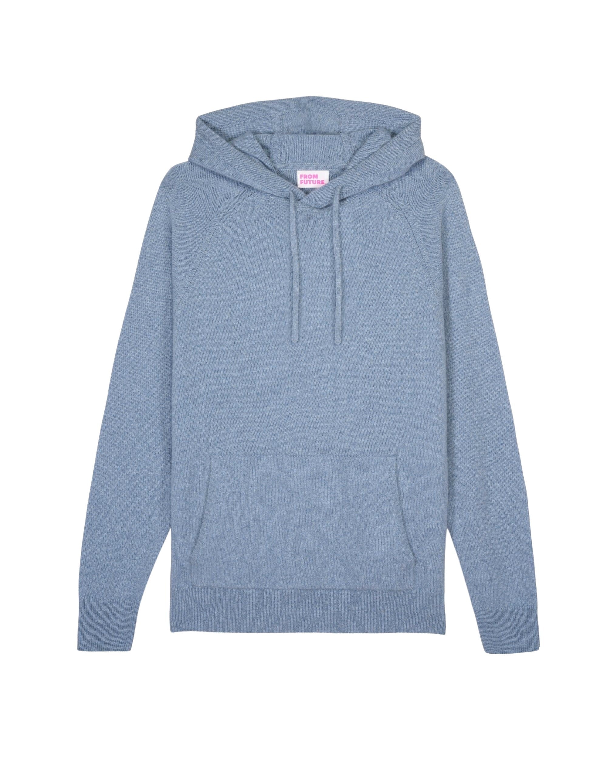 Hoodie Light oversize en cachemire - Denim Blue