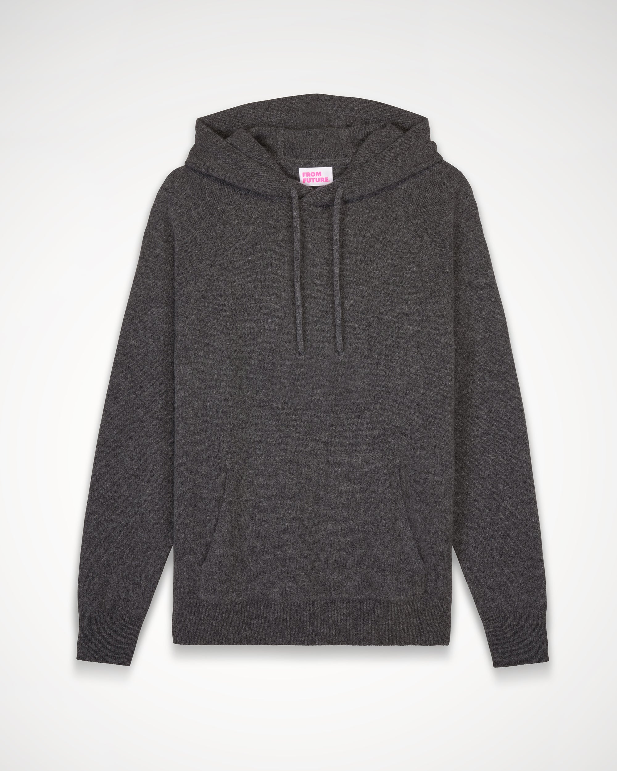 Hoodie Light oversize en cachemire - Anthracite