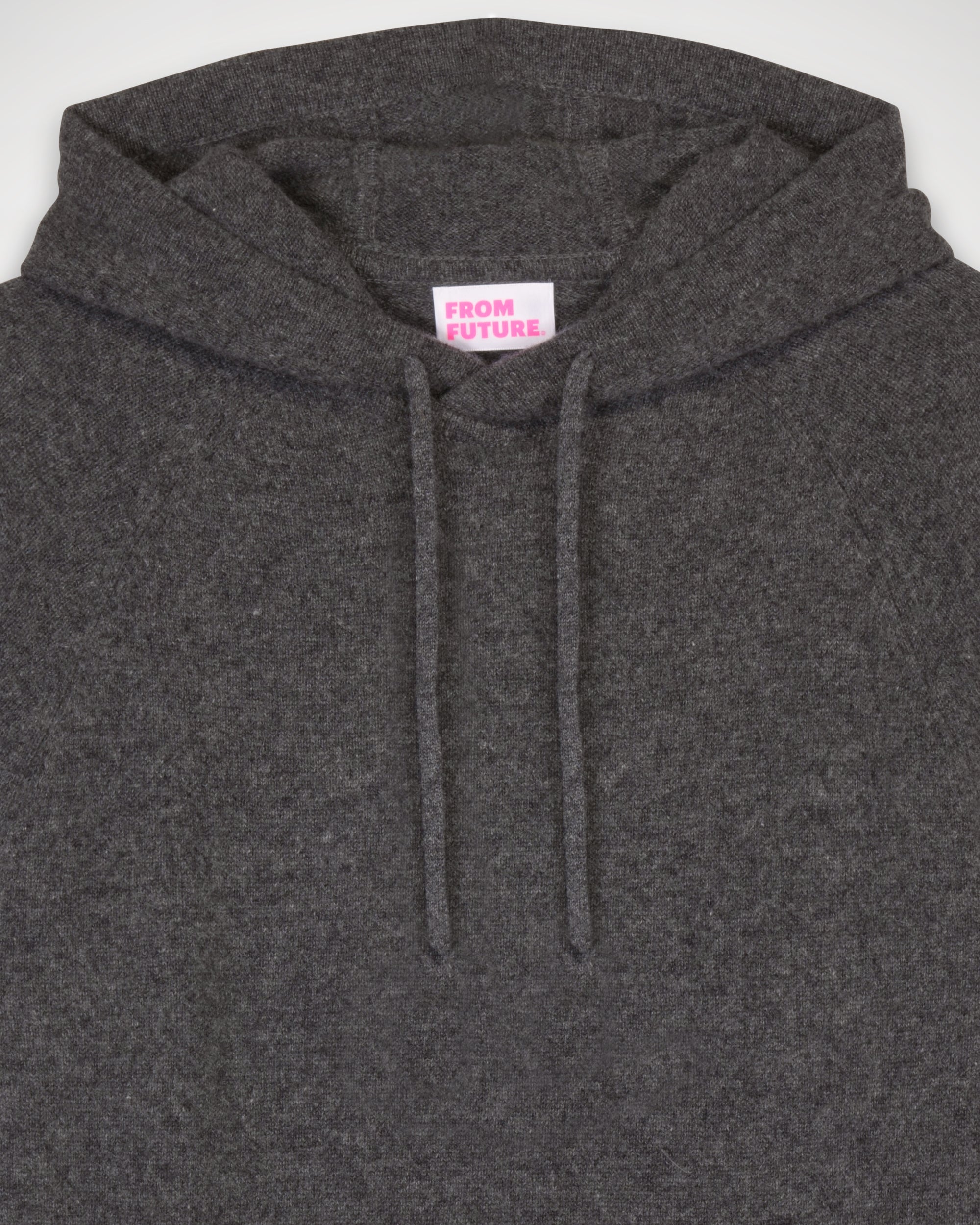 Hoodie Light oversize en cachemire - Anthracite