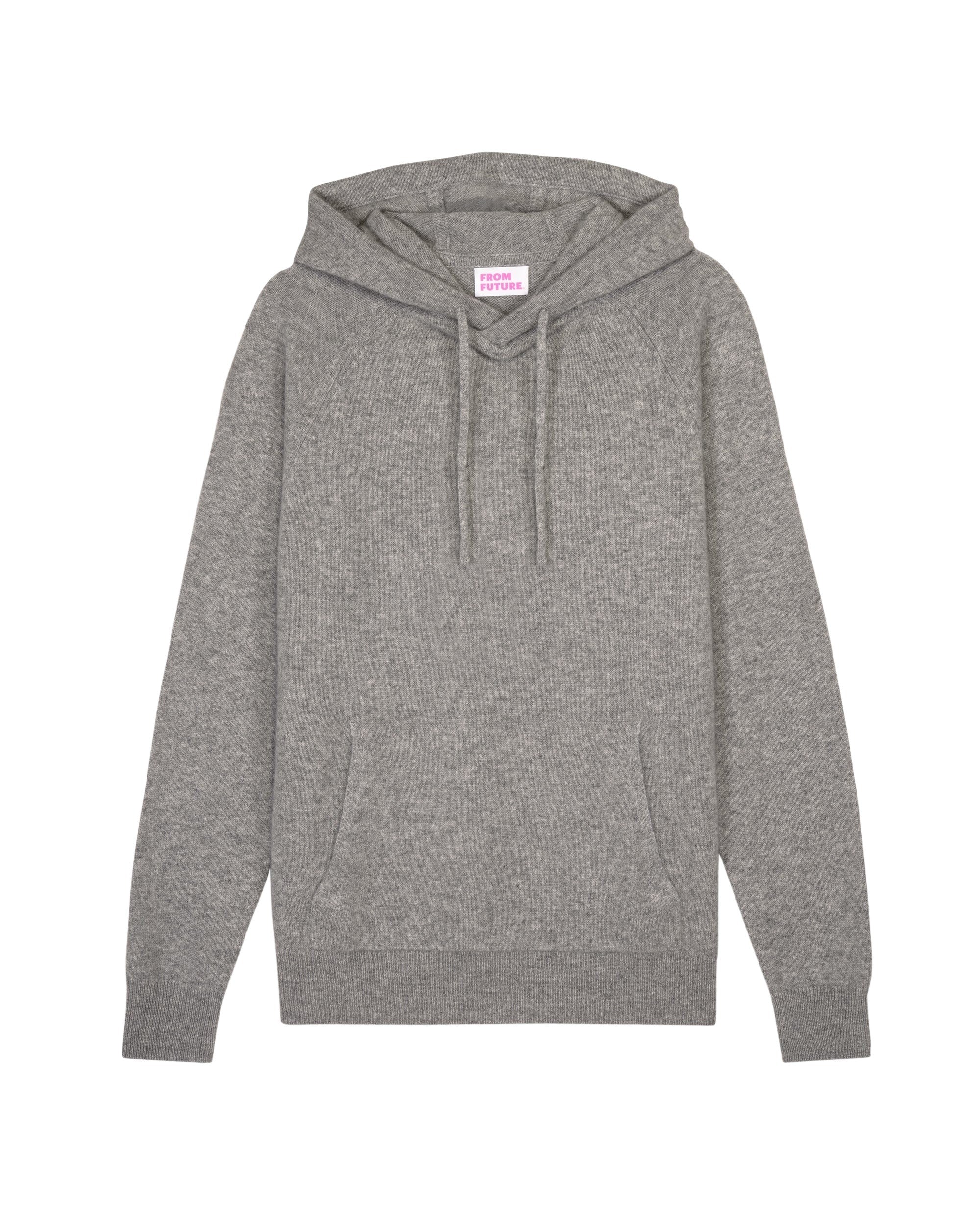 Hoodie Light oversize en cachemire - Dark Heather Gray