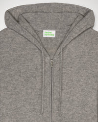 Hoodie zippé From Future Club en cachemire - Dark Heather Gray