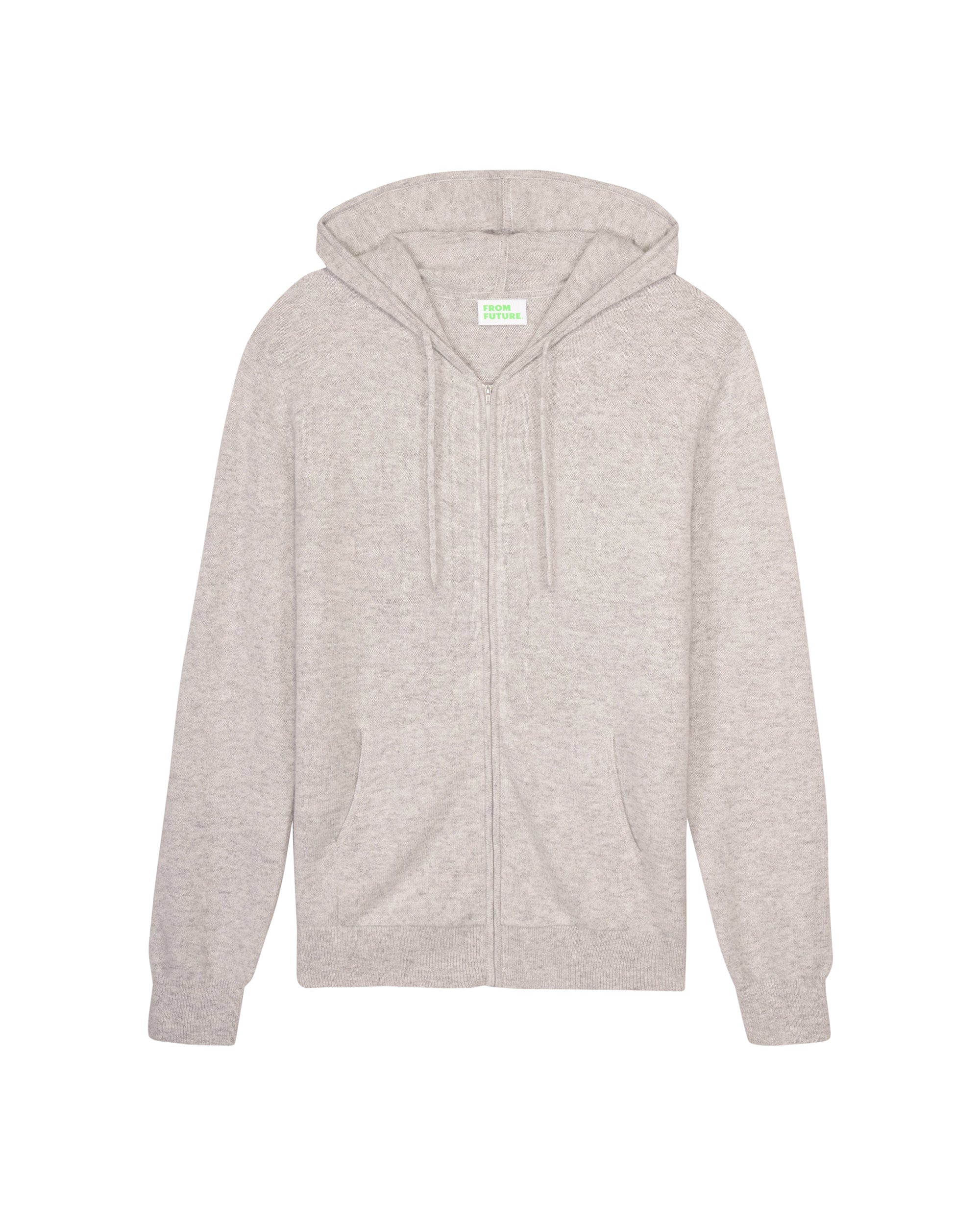 Hoodie zippé From Future Club en cachemire - Light Heather Gray