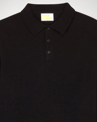 Pull polo Light en cachemire - Black