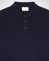 Pull polo Light en cachemire - Navy