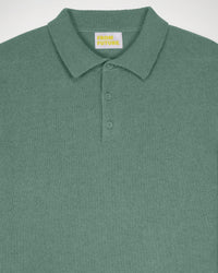 Pull polo Light en cachemire - Washed Green