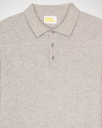 Pull polo Light en cachemire - Light Heather Gray