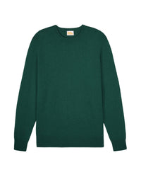 Pull léger à col rond en cachemire - Dark Green