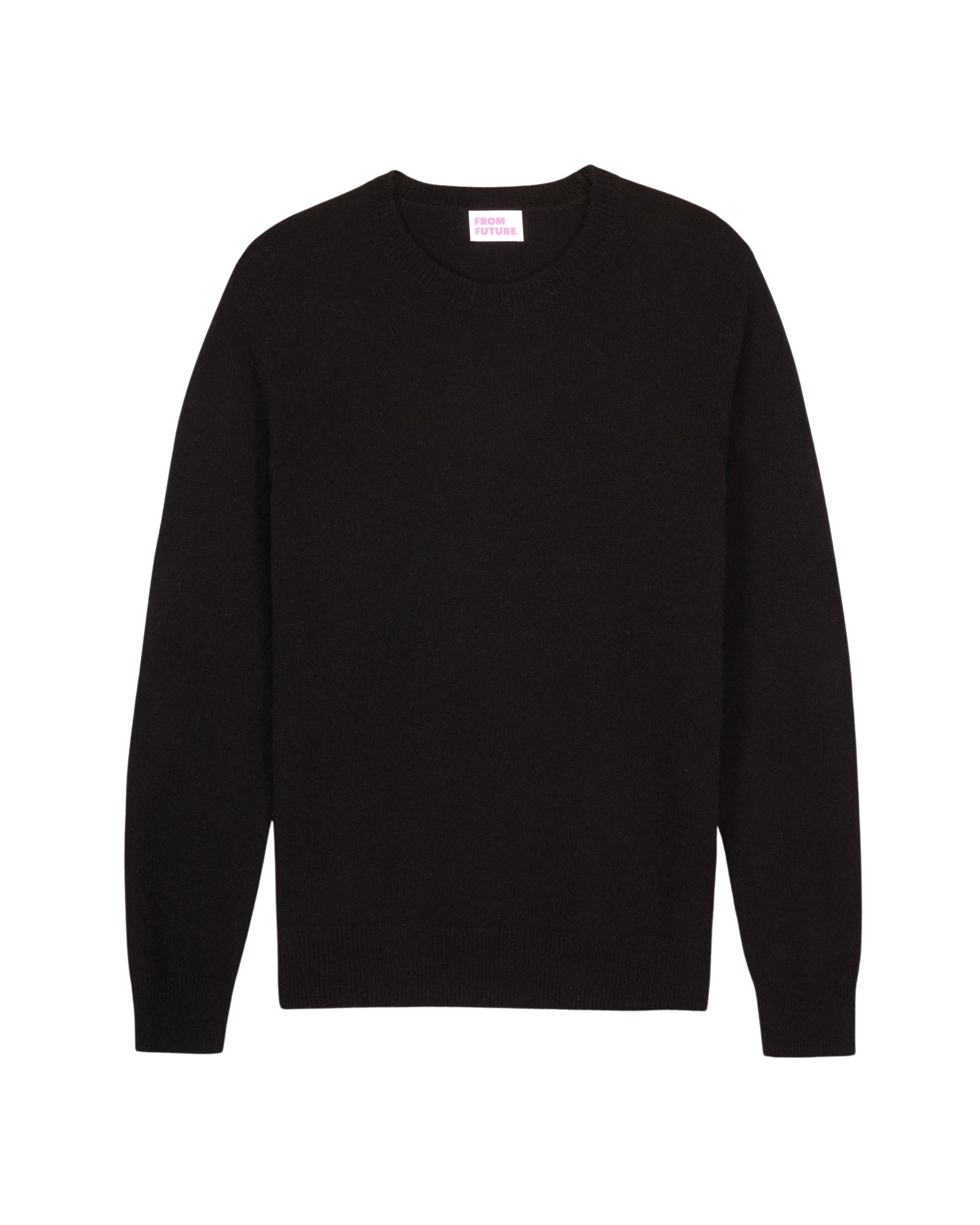 Pull Light à col rond en cachemire - Black Intense
